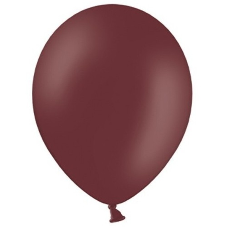 20 party star balloons red-brown 30cm