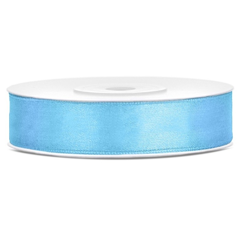 25m gift ribbon sky blue 12mm wide