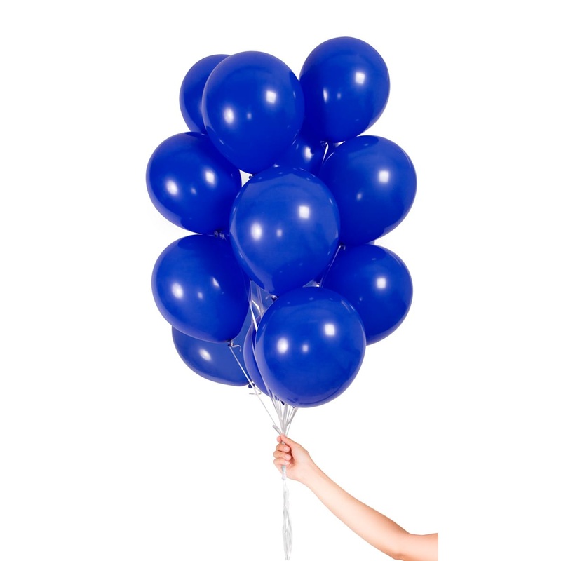 30 dark blue balloons 23cm