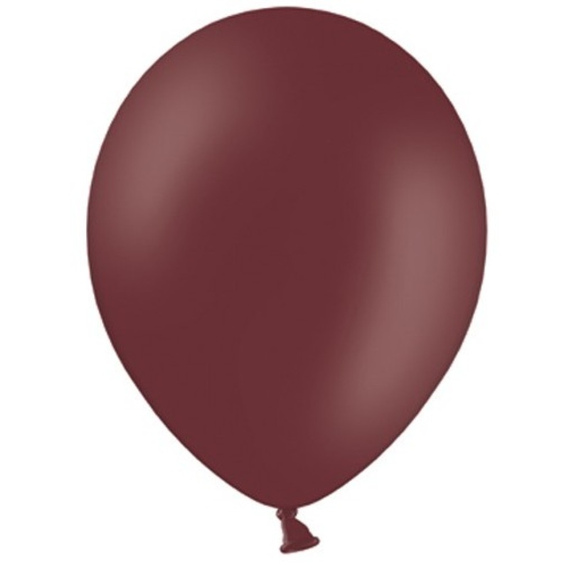 50 party star balloons red-brown 30cm