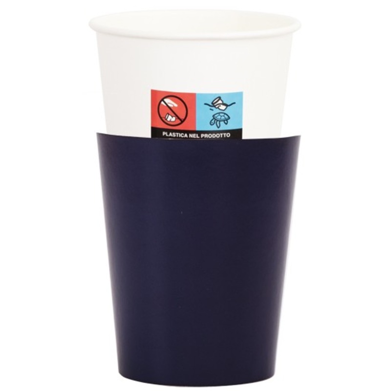 8 Deep Blue Passion paper cups