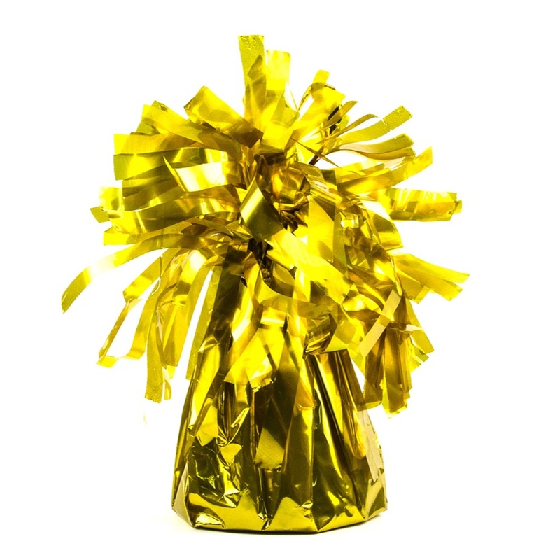Balloon weights for foil balloons in gold