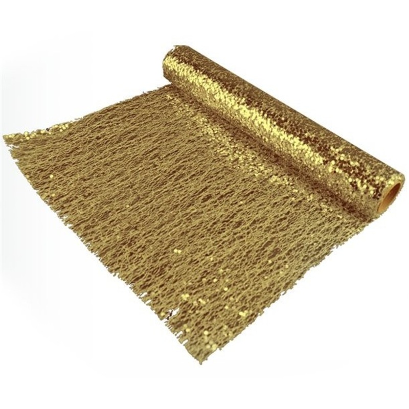 Noble sequin table runner gold