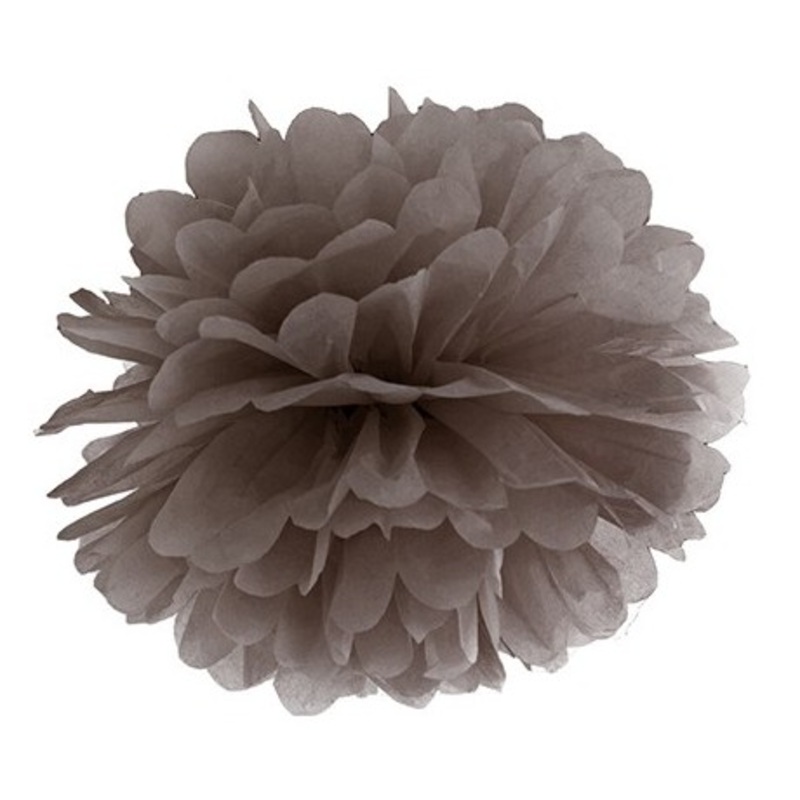 Pompon Romy brown 25cm