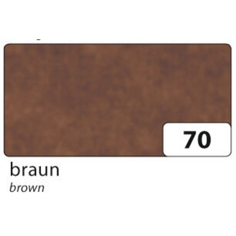 Transparentpapier Rolle braun 70x100cm