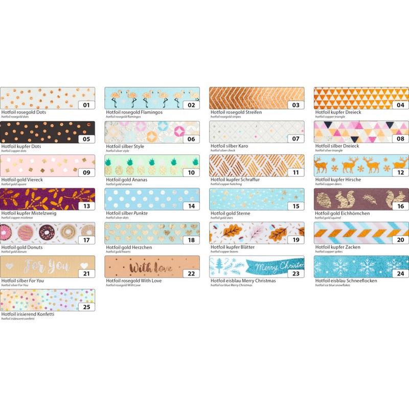 Washi Tape Ananas gold 15mmx5m