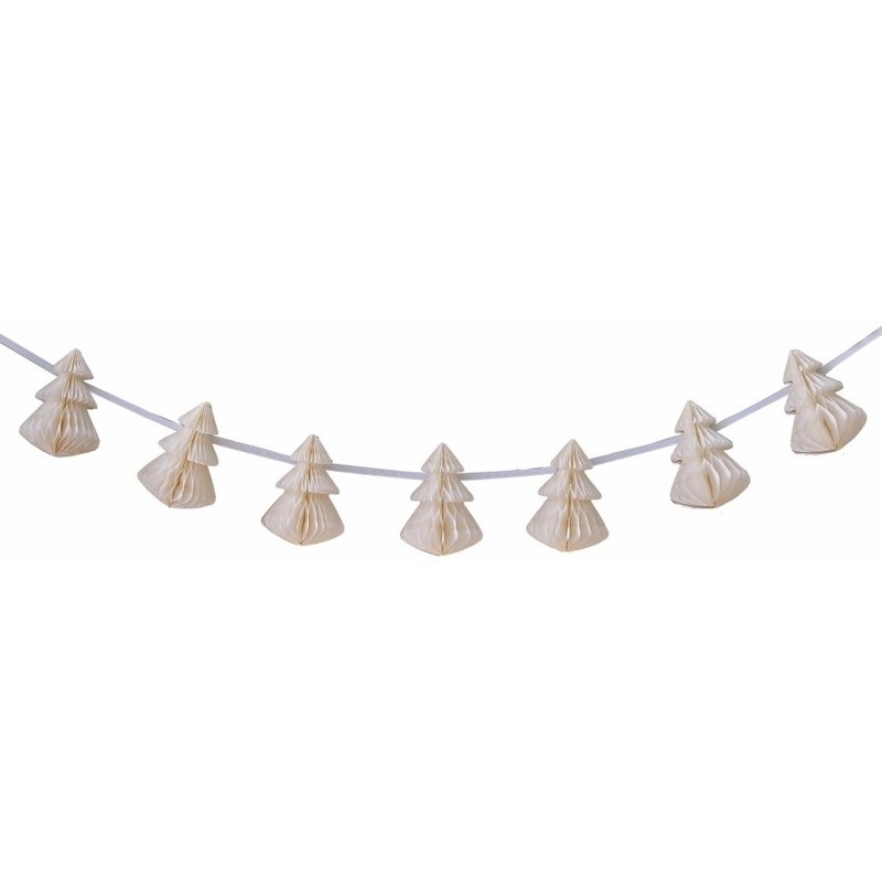 1 Eco honeycomb Christmas tree garland 2m
