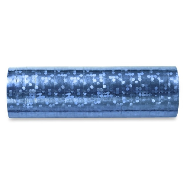 1 roll of Blue Glittering Streamers