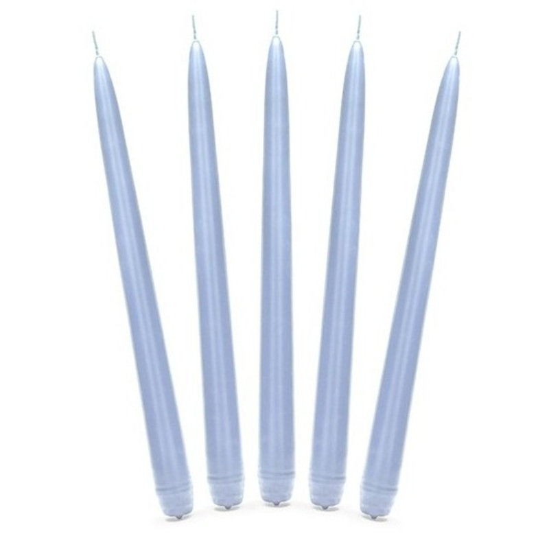 10 candles Firenze baby blue 24cm
