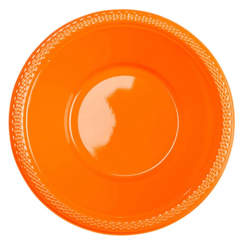 10 party buffet bowls orange 355ml