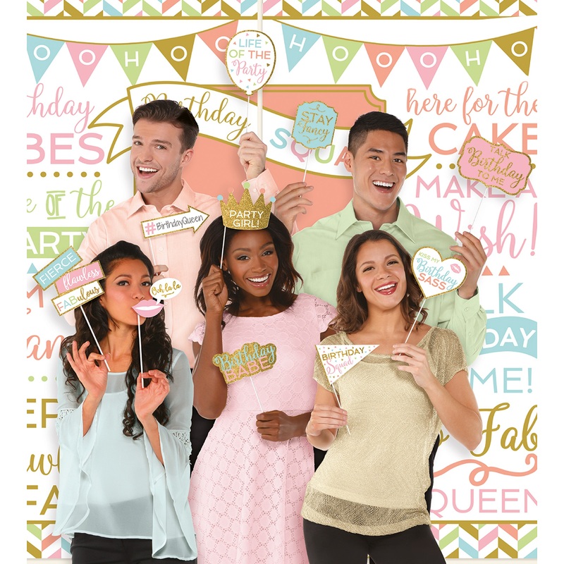 15 flawless birthday photo props