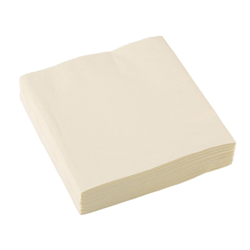 20 napkins Mila vanilla 25cm