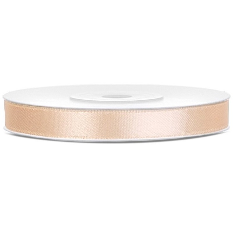 25m cream satin ribbon