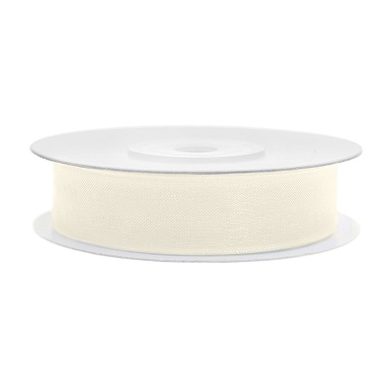 25m gift ribbon cream