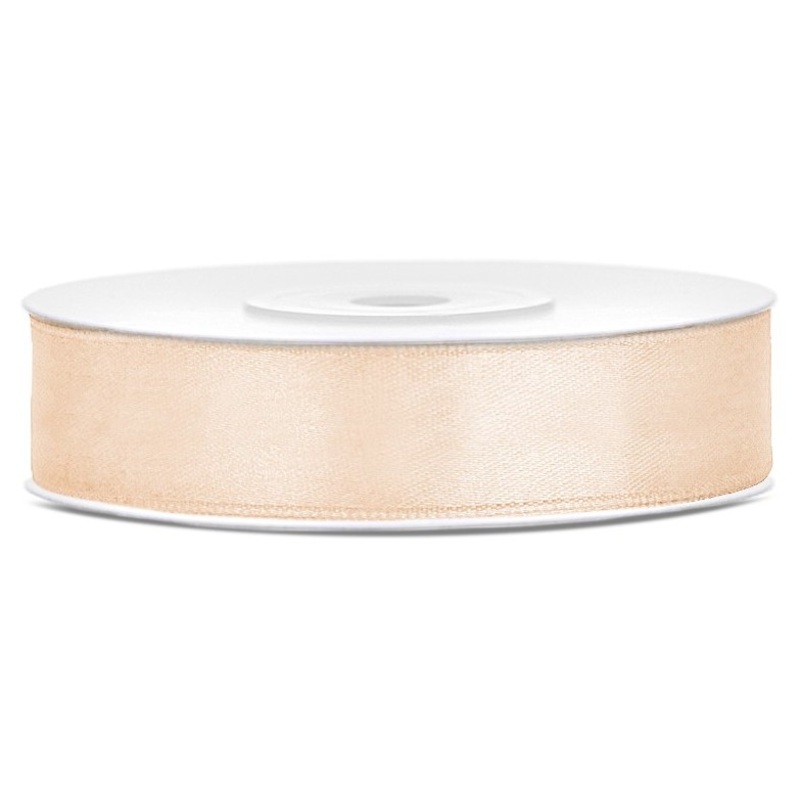 25m gift ribbon in cream