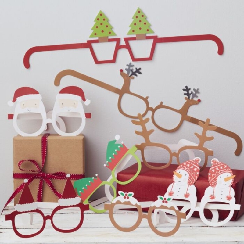 8 snow joy photo box glasses 16cm