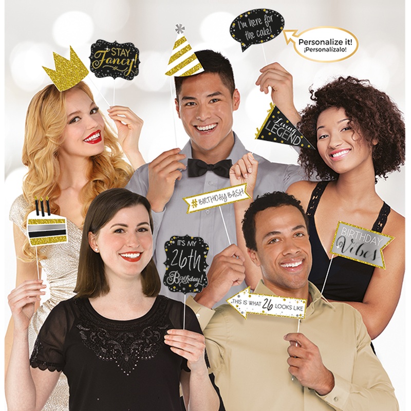 Golden Age Birthday Photo Props