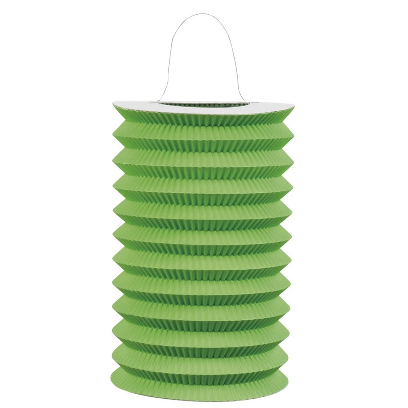 Green paper lantern