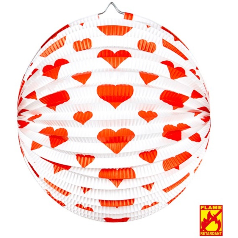 Heart lampion Valentine 25cm