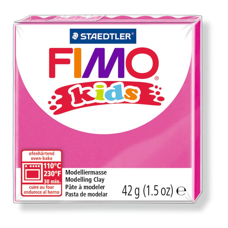 STAEDTLER FIMO Modelliermasse kids Normalblock pink 42g