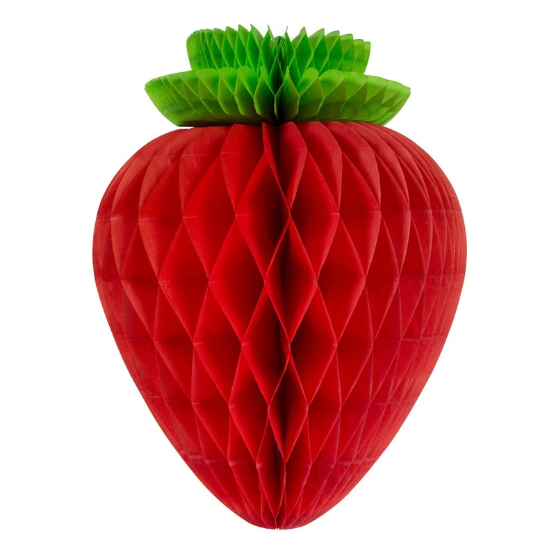 Strawberry Honeycomb Decoration 26cm x 34cm