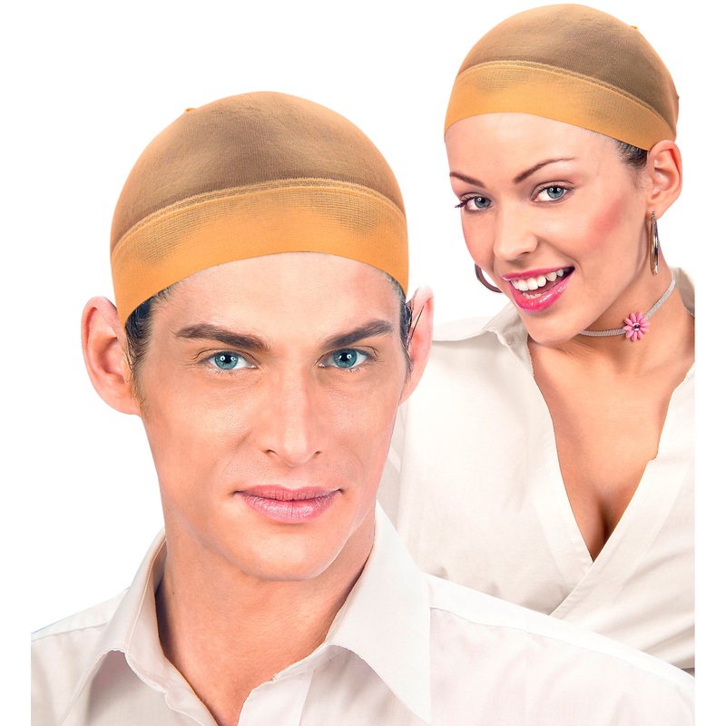 WIDMANN Haarnetze fr Percken beige 2 Stck