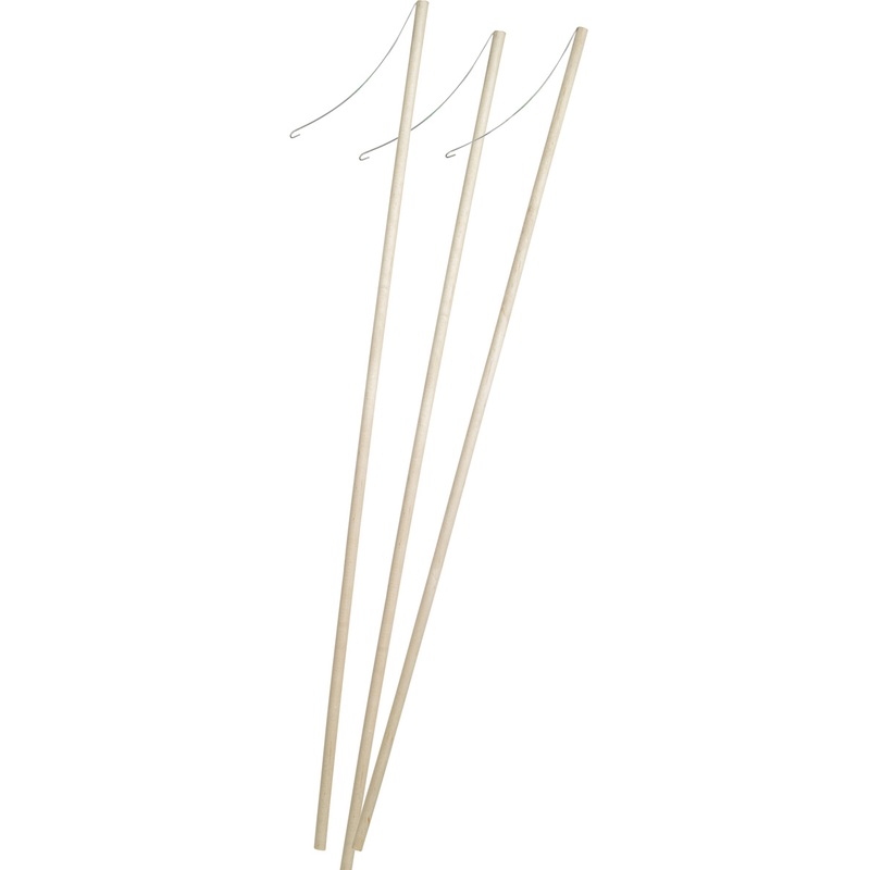 Wooden lantern stick Autunno 57cm