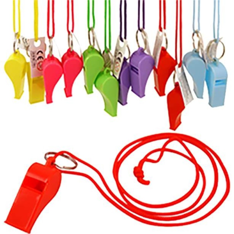 1 colored whistle