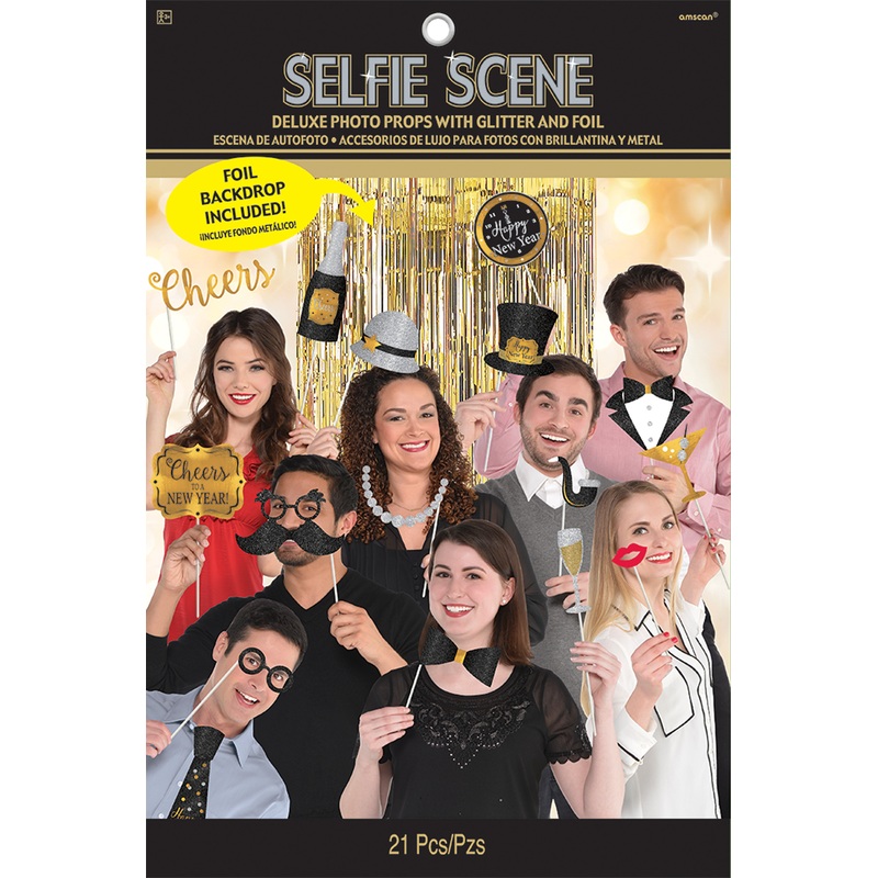 21 New Year's boom photo props