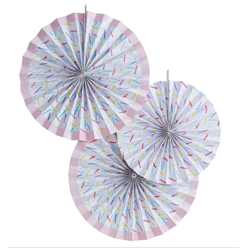 3 Mix & Match paper rosette sprinkles