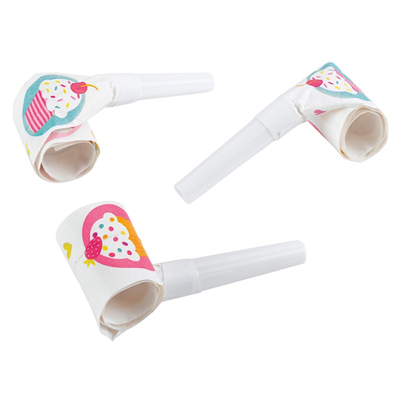 6 cupcake party air pipes 30cm