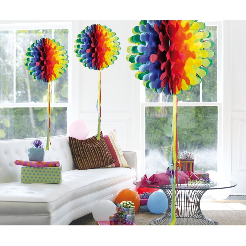 chic honeycomb ball colored 30cm
