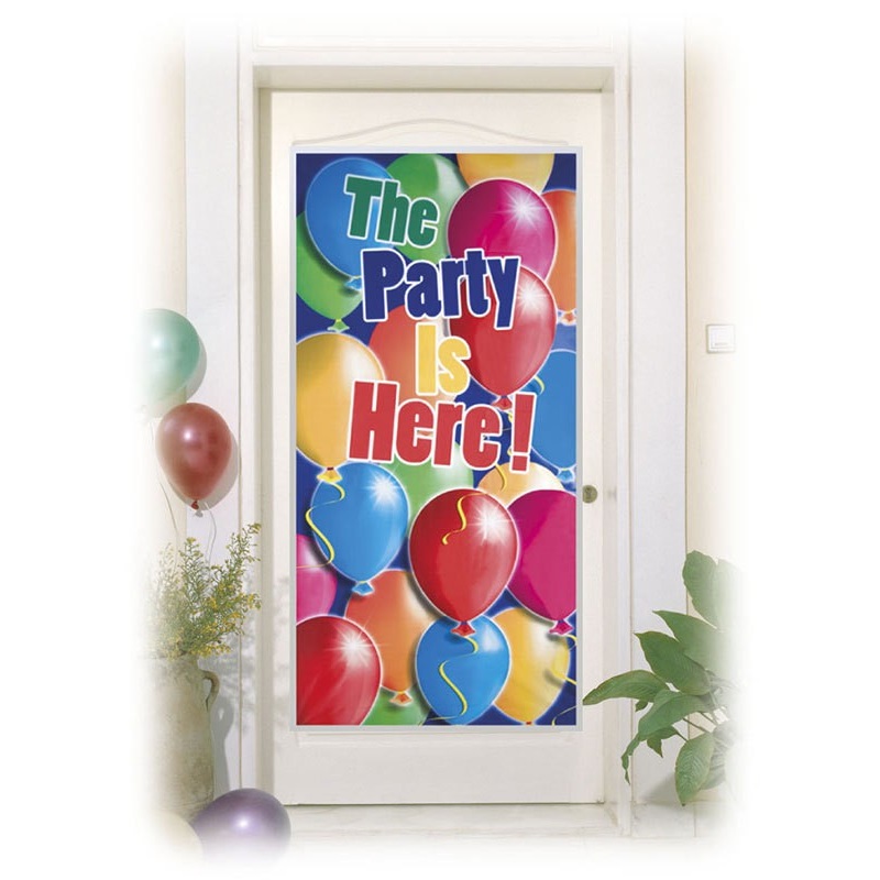 Crazy Balloon Party Door Poster 76cm x 1.52m