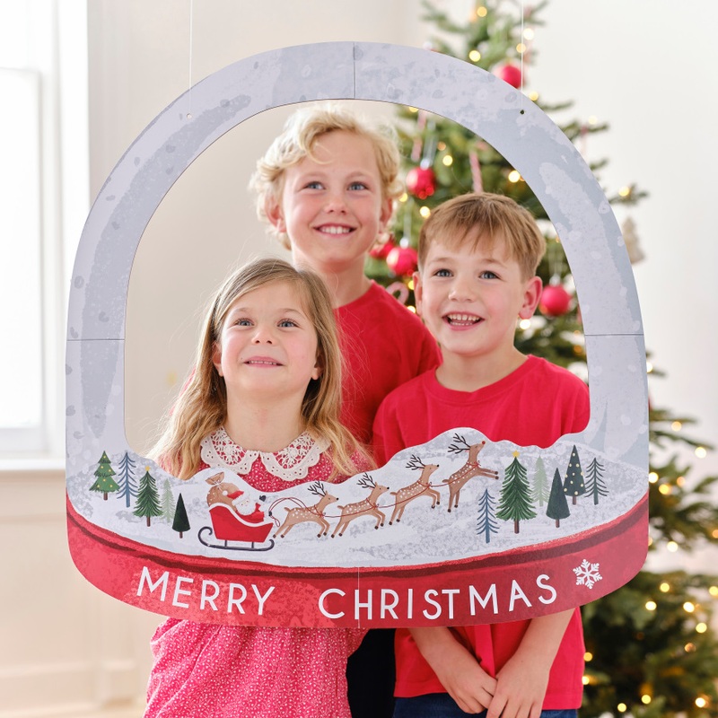 Eco snow globe photo frame 70 x 70cm