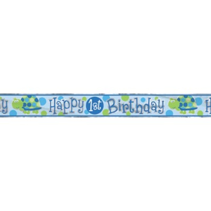 First birthday turtle banner 365cm