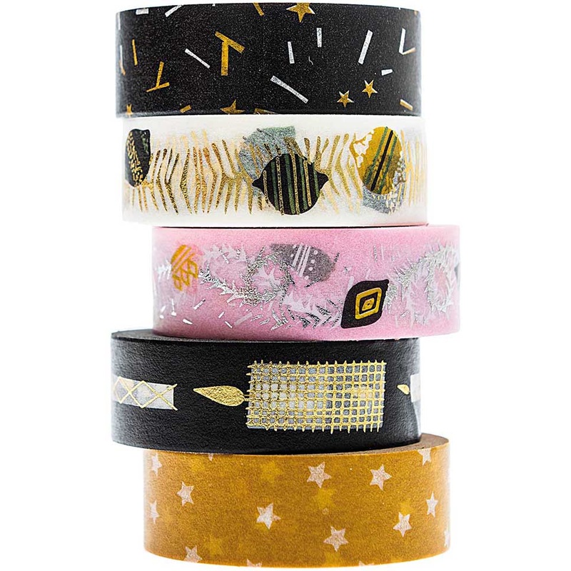 Gift ribbon set 5 pieces nostalgia 10m