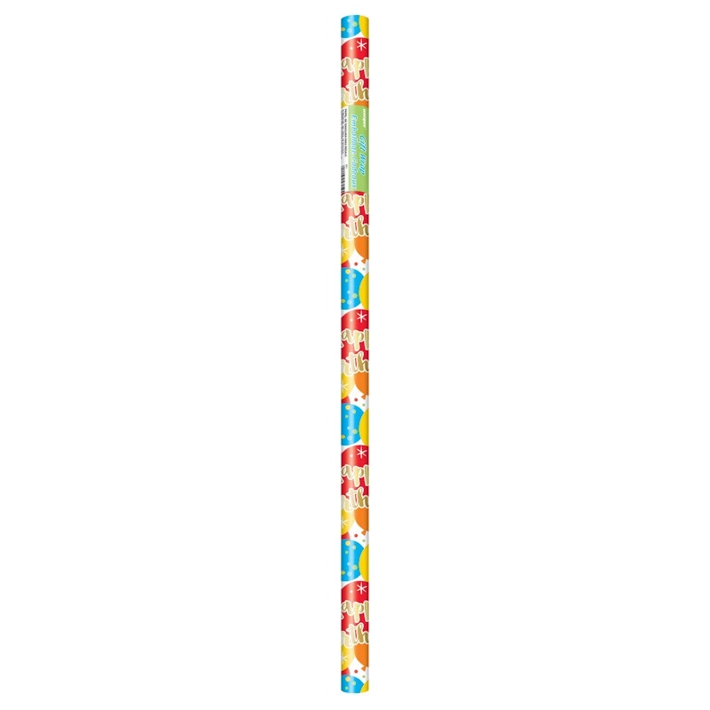 Golden birthday surprise wrapping paper 76 x 152cm