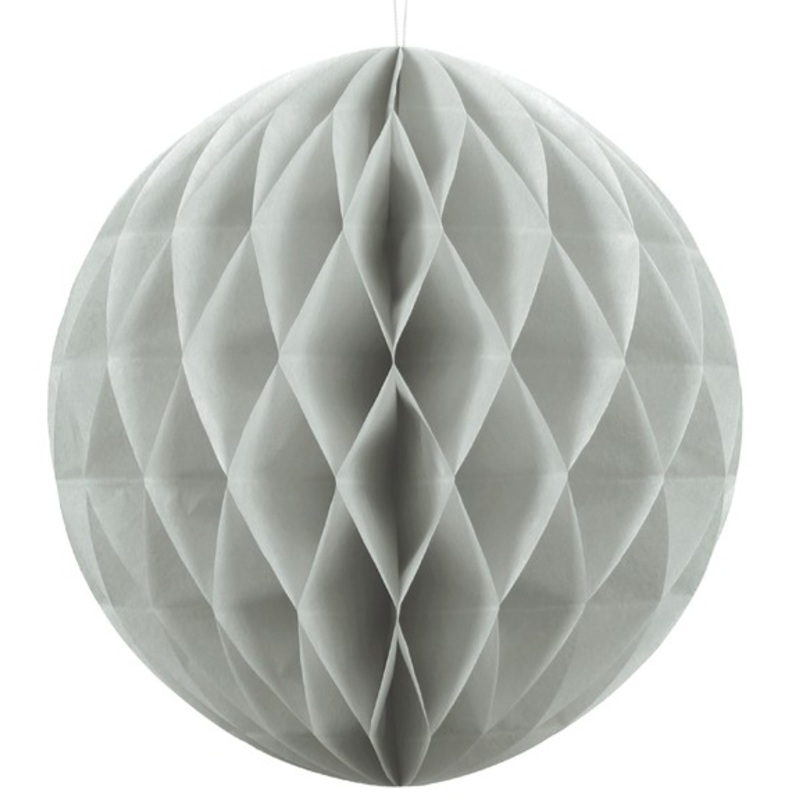 Honeycomb ball Lumina light gray 40cm