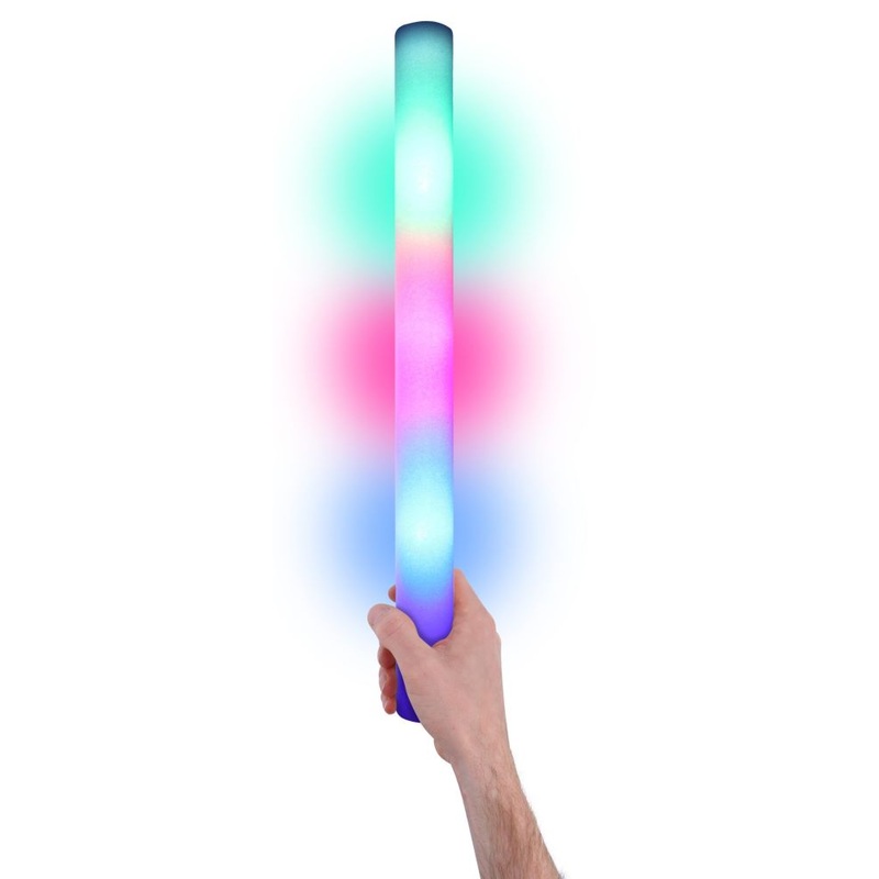 LED foam light stick with 3 light levels 48cm