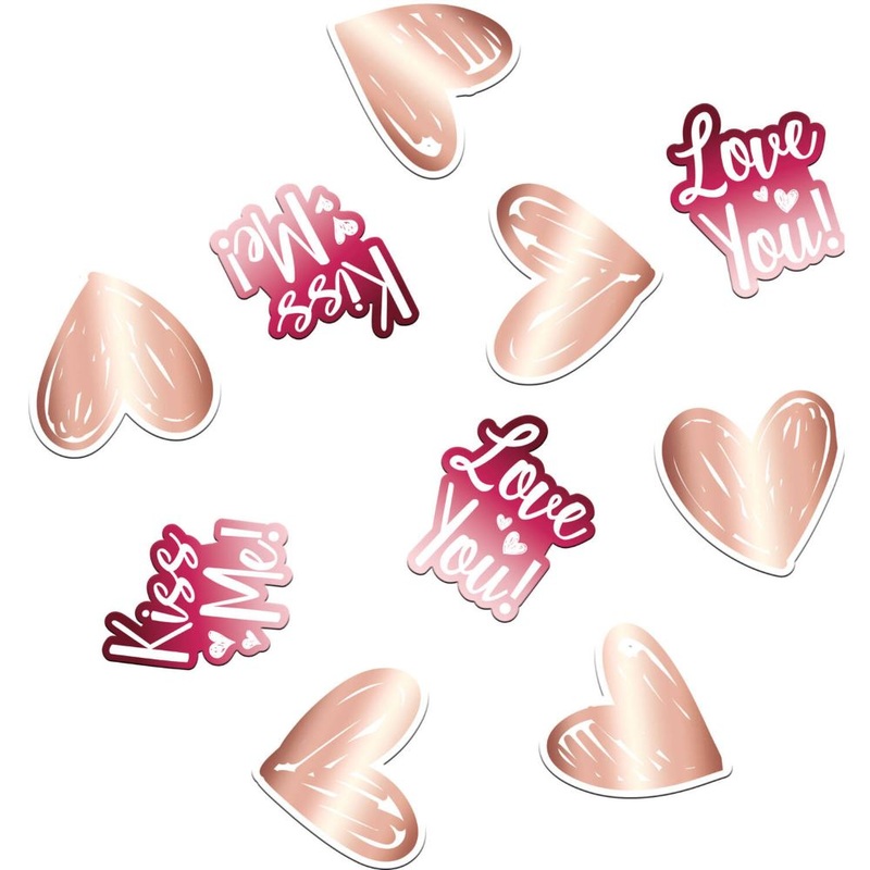 Love You Lots table confetti 45 pieces