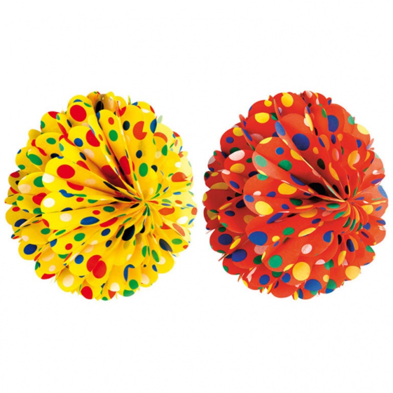 Round confetti honeycomb ball 28cm