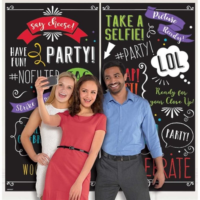 Selfie box photo backdrop 82.5 x 1.65m