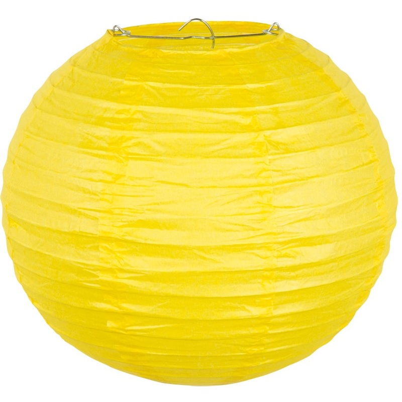 Yellow ball lantern 25cm