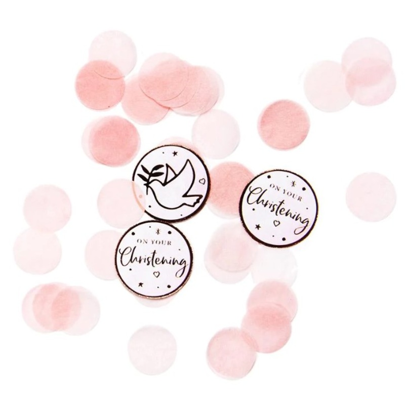 Your baptism sprinkle decoration pink 14g