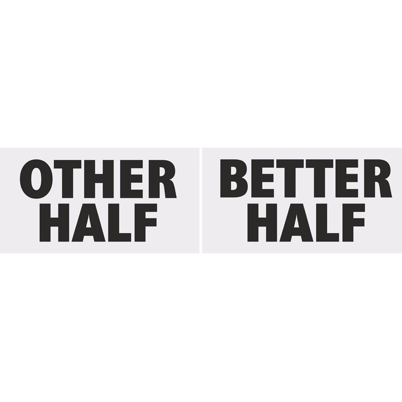 2 Better & Other Half Photo Props
