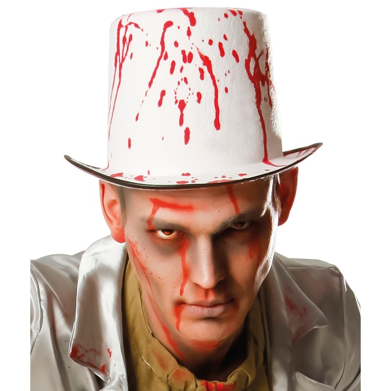 Bloody horror Halloween top hat