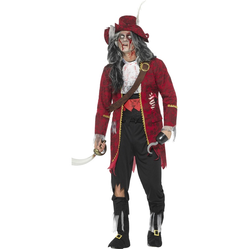 Captain Jack Zombie men's costume M