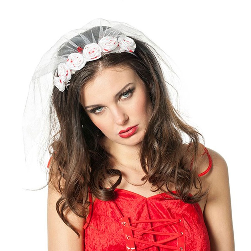 Geraldina Ghost Bride Headband