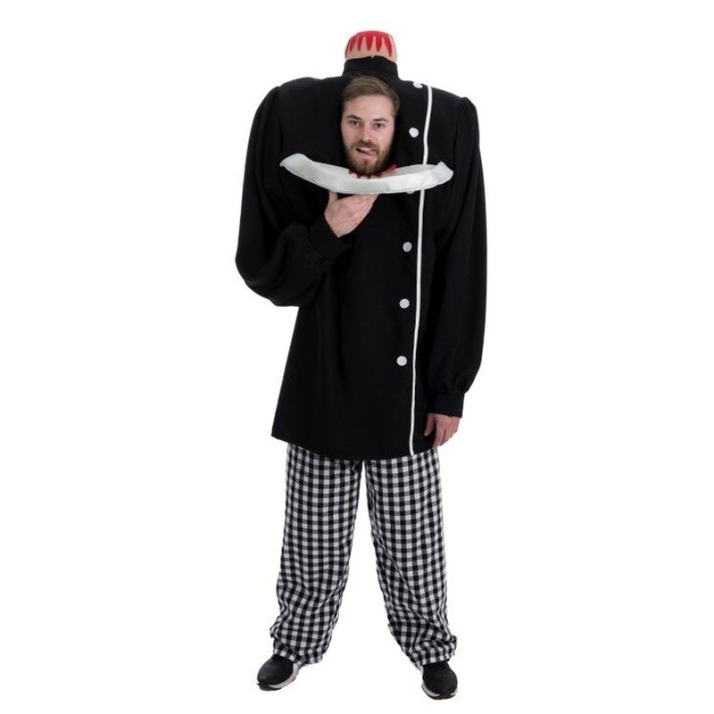 Headless butler special effects costume for men