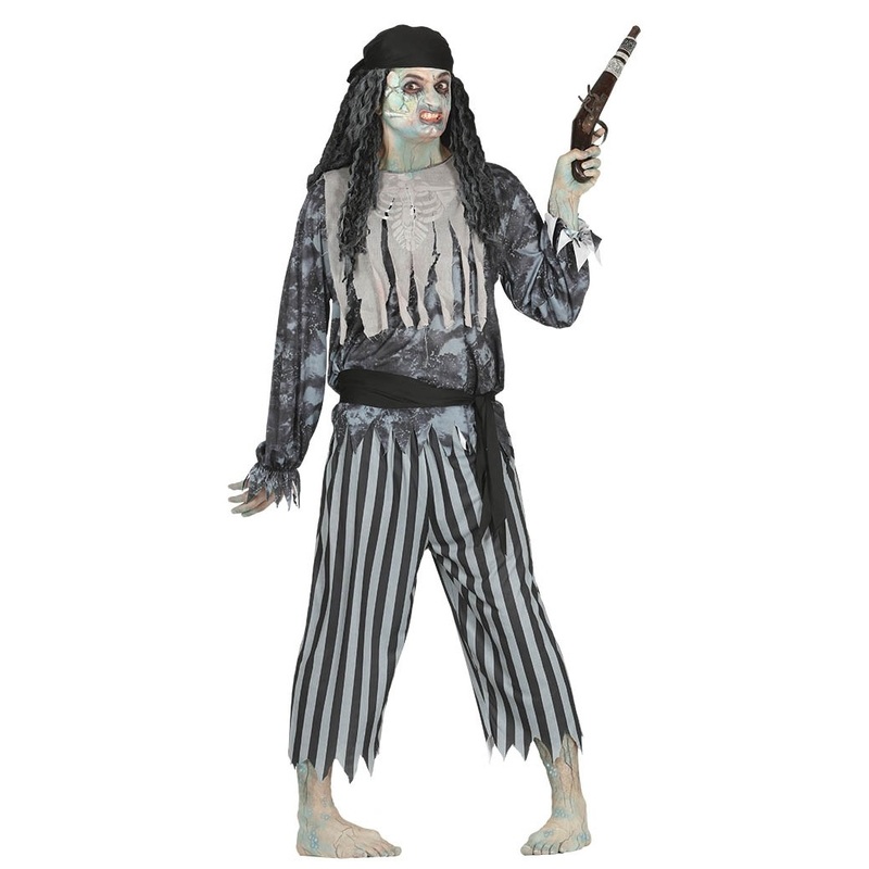 Horror pirate mens costume